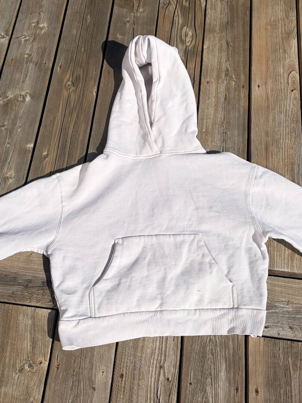 Garage Cropped Hoodie in Size S